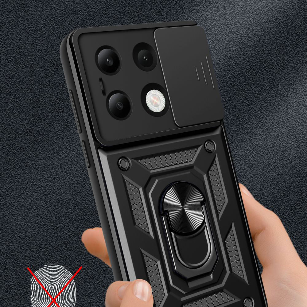 Cover til Xiaomi Redmi Note 13 4G, Techsuit, CamShield, Blå