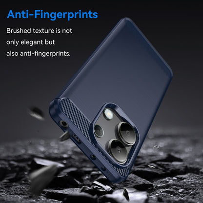 Cover til Xiaomi Redmi Note 13 4G, Techsuit, Carbon, Blå
