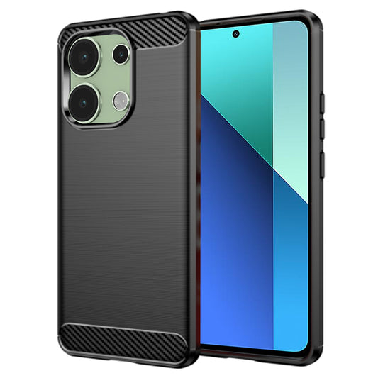 Cover til Xiaomi Redmi Note 13 4G, Techsuit, Carbon, Sort