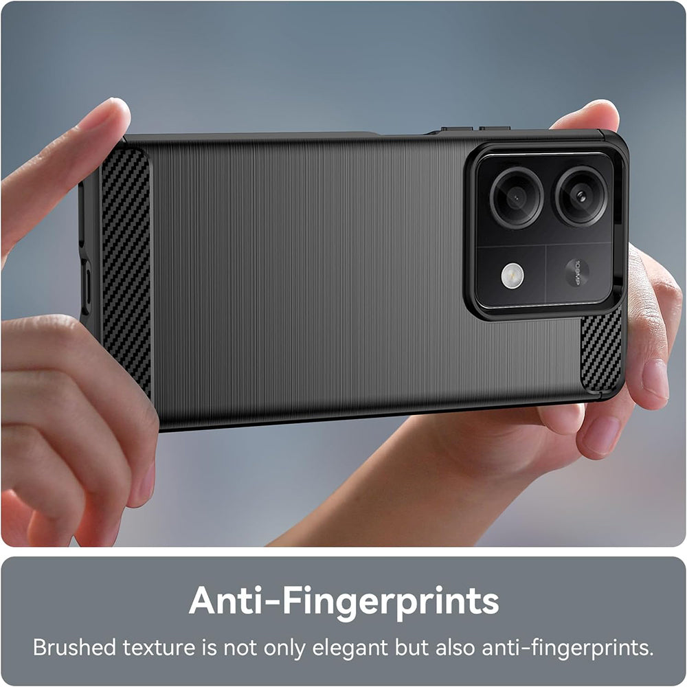 Cover til Xiaomi Redmi Note 13 4G, Techsuit, Carbon, Sort
