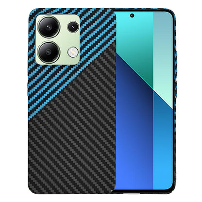 Cover til Xiaomi Redmi Note 13 4G, Techsuit, Carbonite FiberShell, Sort Blå