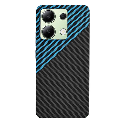 Cover til Xiaomi Redmi Note 13 4G, Techsuit, Carbonite FiberShell, Sort Blå