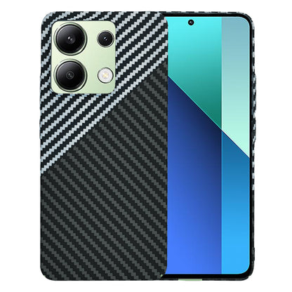 Cover til Xiaomi Redmi Note 13 4G, Techsuit, Carbonite FiberShell, Sort Grå