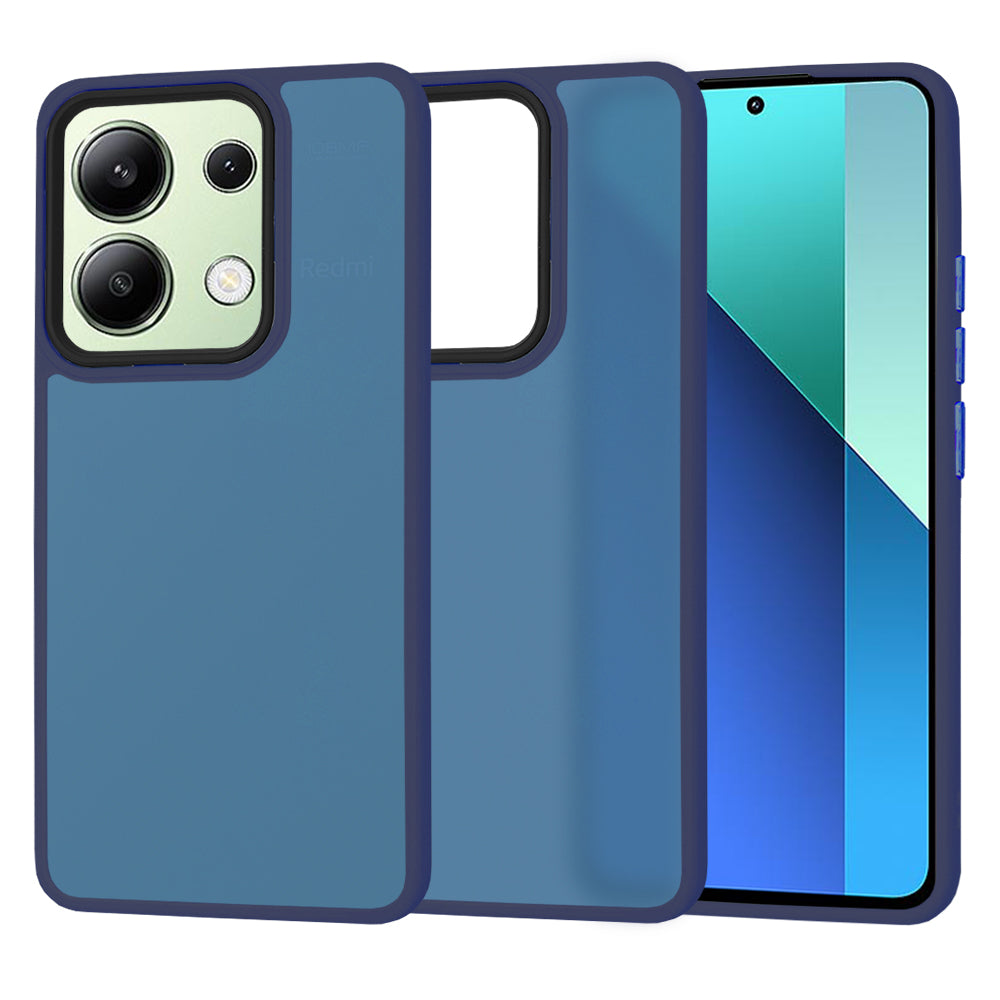 Cover til Xiaomi Redmi Note 13 4G, Techsuit, HaloFrost, Mørkeblå