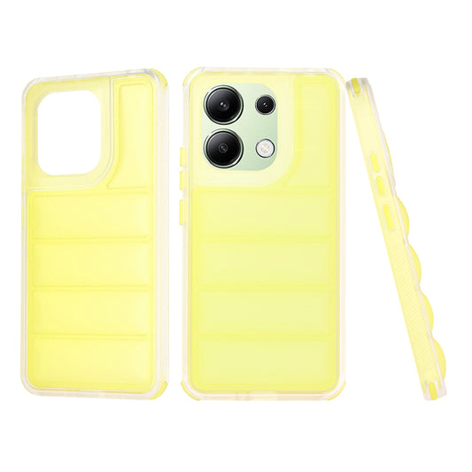 Cover til Xiaomi Redmi Note 13 4G, Techsuit, Wave Shield, Gul