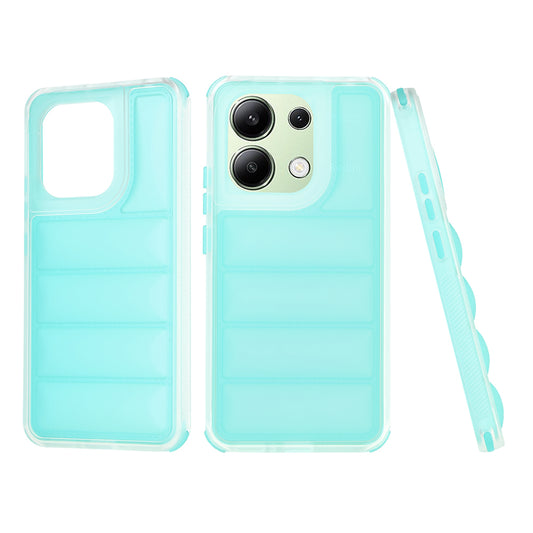 Cover til Xiaomi Redmi Note 13 4G, Techsuit, Wave Shield, Turkis