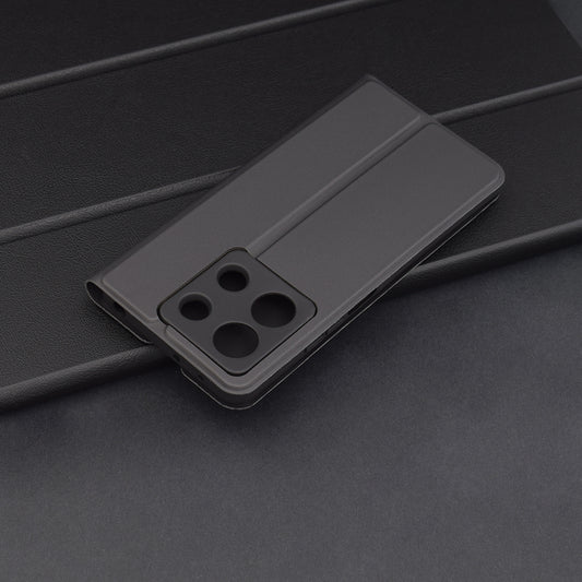 Cover til Xiaomi Redmi Note 13 5G, Techsuit, Magskin Book, Sort