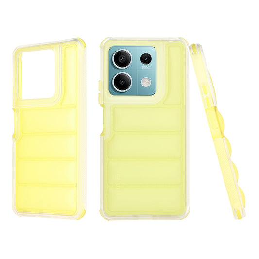 Cover til Xiaomi Redmi Note 13 5G, Techsuit, Wave Shield, Gul