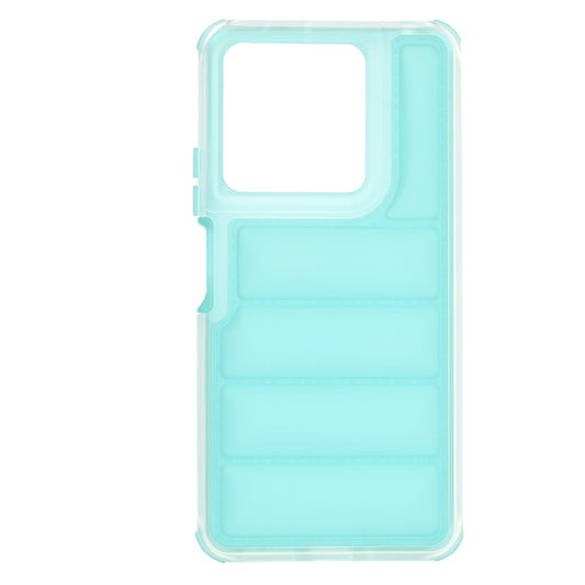 Cover til Xiaomi Redmi Note 13 5G, Techsuit, Wave Shield, Turkis