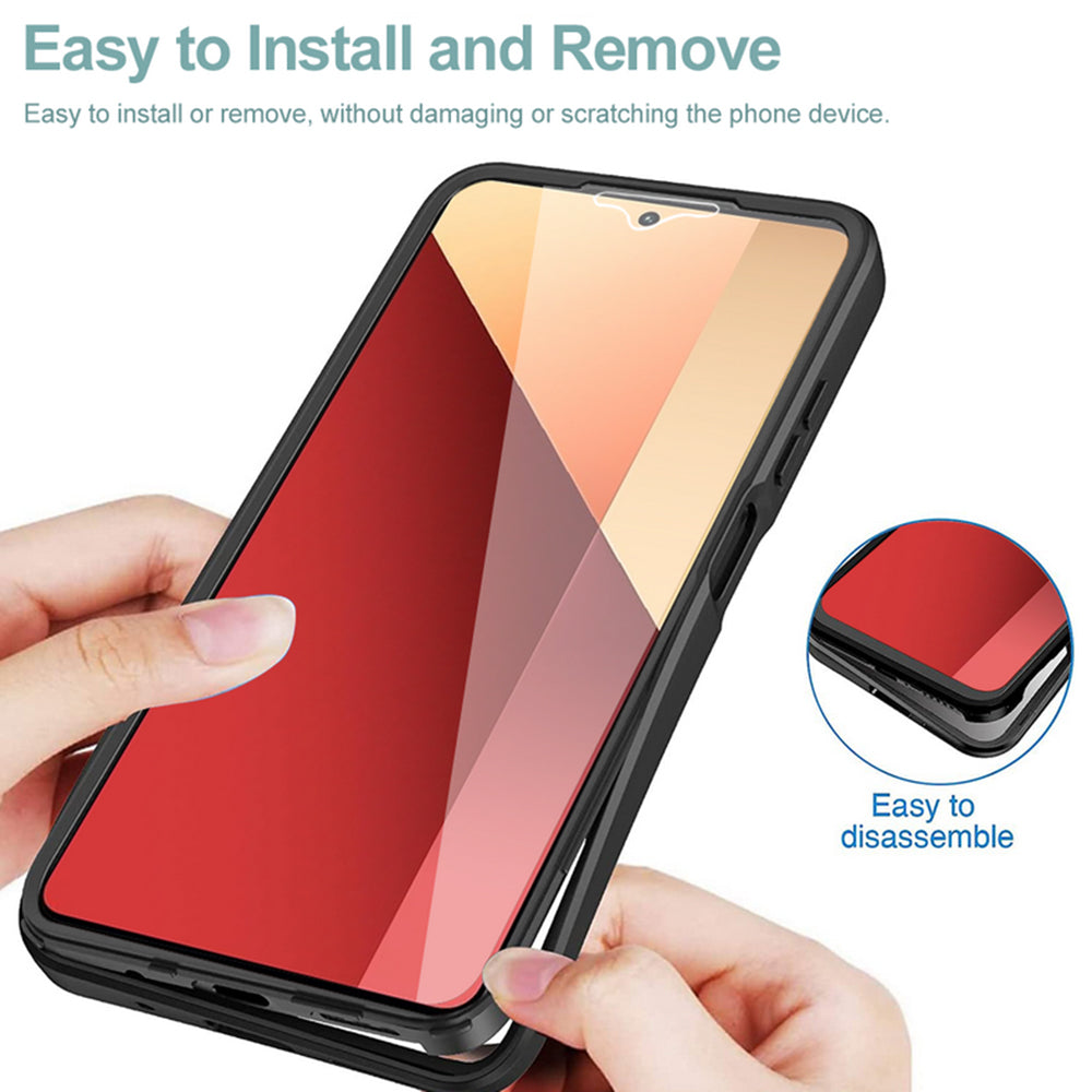 Cover til Xiaomi Redmi Note 13 Pro 4G / Poco M6 Pro 4G, Techsuit, ColorVerse 360, Sort