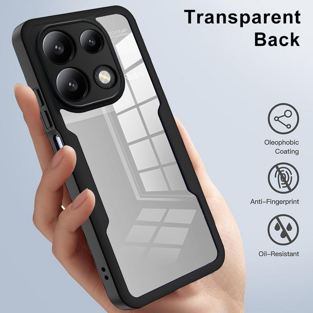 Cover til Xiaomi Redmi Note 13 Pro 4G / Poco M6 Pro 4G, Techsuit, ColorVerse 360, Sort
