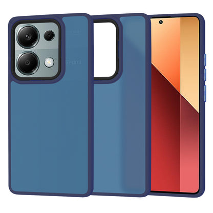 Cover til Xiaomi Redmi Note 13 Pro 4G / Poco M6 Pro 4G, Techsuit, HaloFrost, Mørkeblå