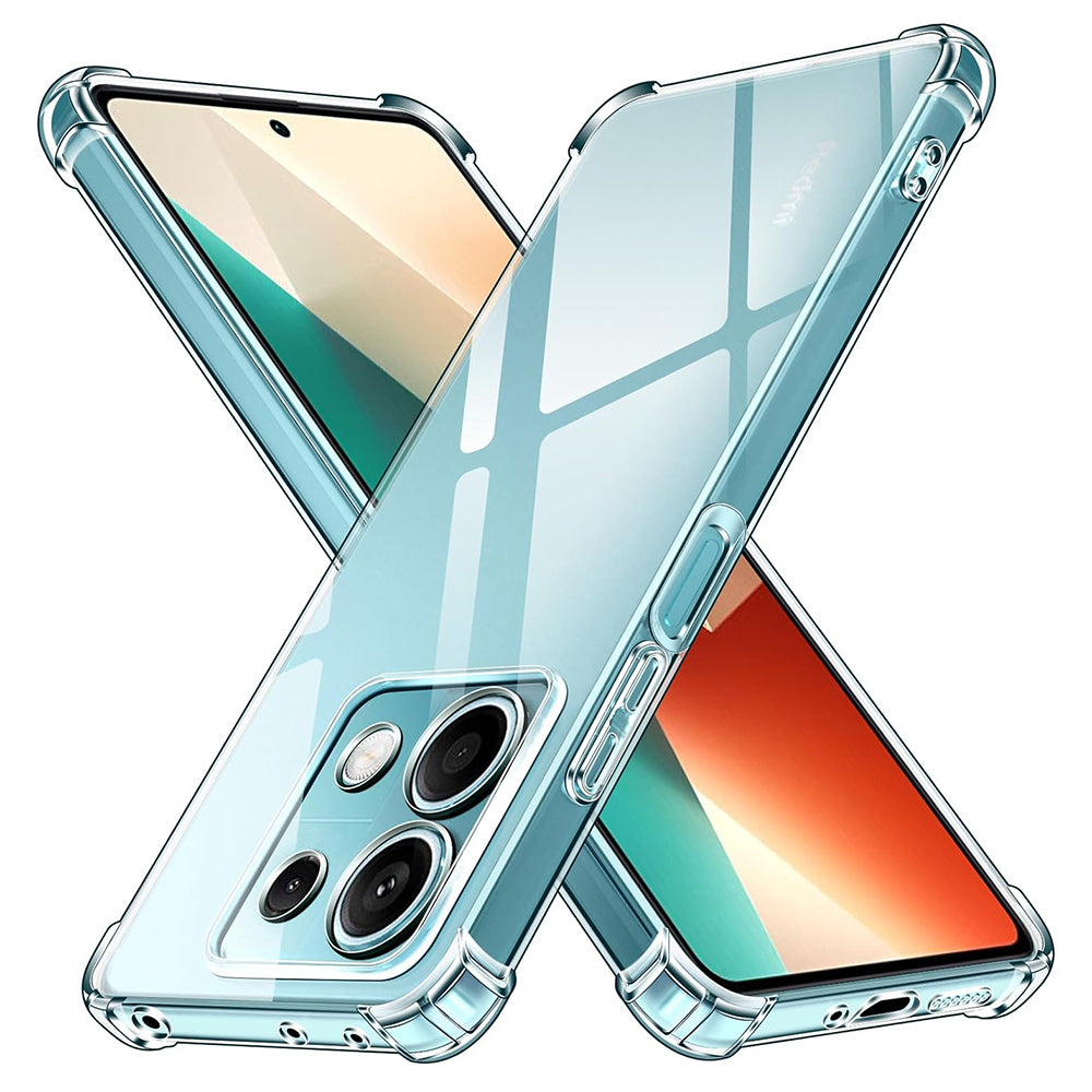 Cover til Xiaomi Redmi Note 13 Pro 4G / Poco M6 Pro 4G, Techsuit, Stødabsorberende Klar, Transparent