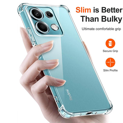 Cover til Xiaomi Redmi Note 13 Pro 4G / Poco M6 Pro 4G, Techsuit, Stødabsorberende Klar, Transparent