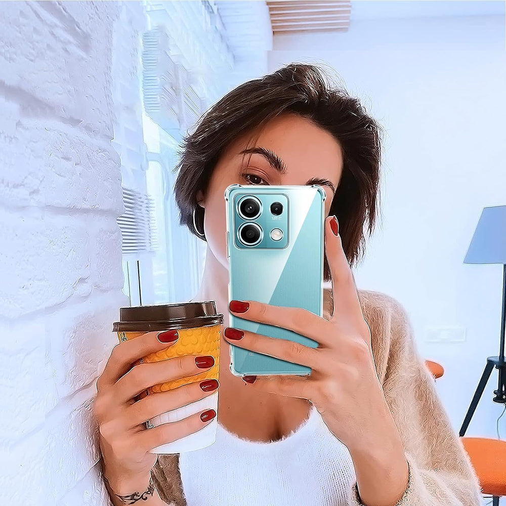 Cover til Xiaomi Redmi Note 13 Pro 4G / Poco M6 Pro 4G, Techsuit, Stødabsorberende Klar, Transparent