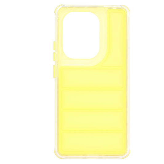 Cover til Xiaomi Redmi Note 13 Pro 4G / Poco M6 Pro 4G, Techsuit, Wave Shield, Gul