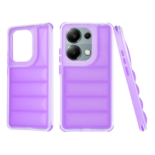Cover til Xiaomi Redmi Note 13 Pro 4G / Poco M6 Pro 4G, Techsuit, Wave Shield, Lilla