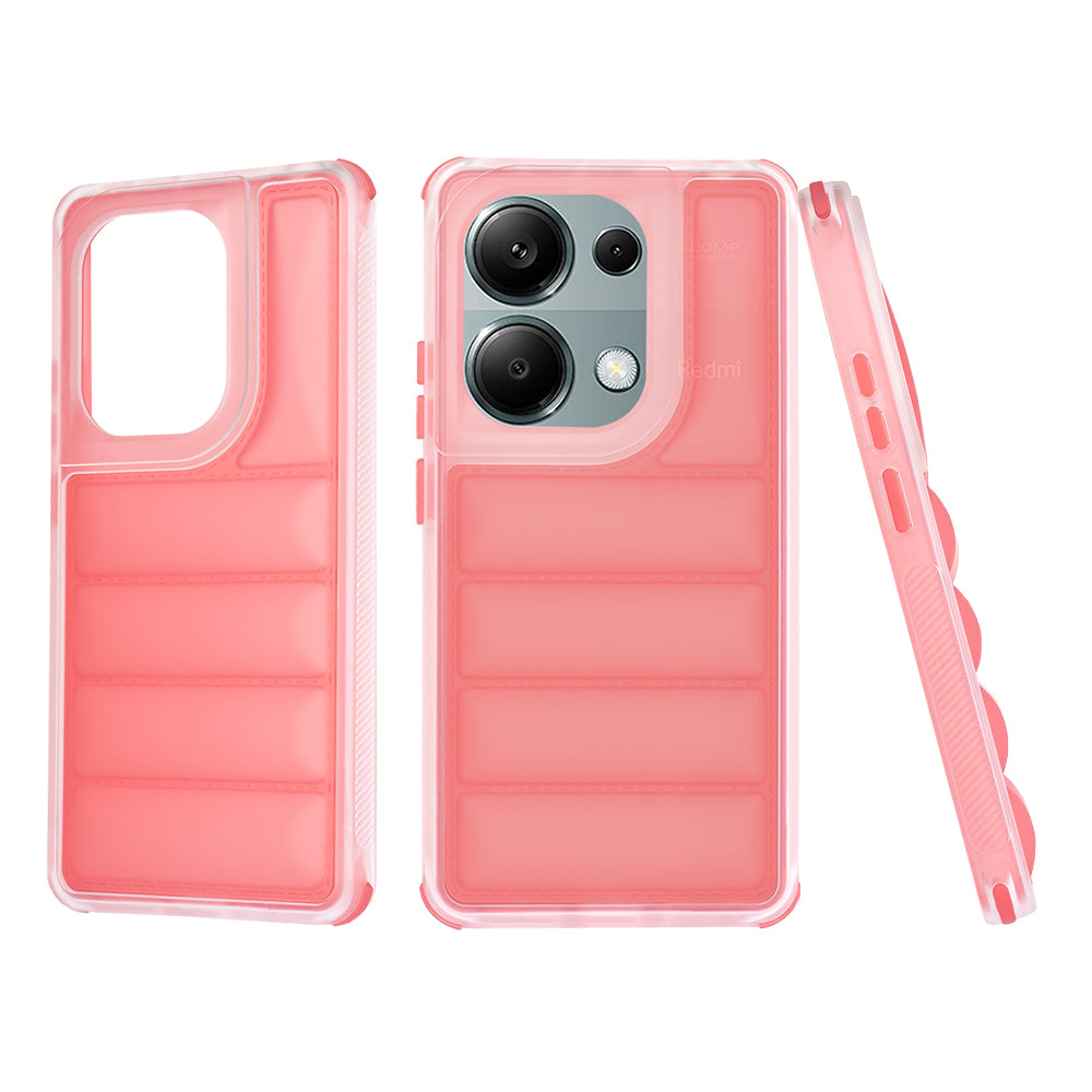 Cover til Xiaomi Redmi Note 13 Pro 4G / Poco M6 Pro 4G, Techsuit, Wave Shield, Rød