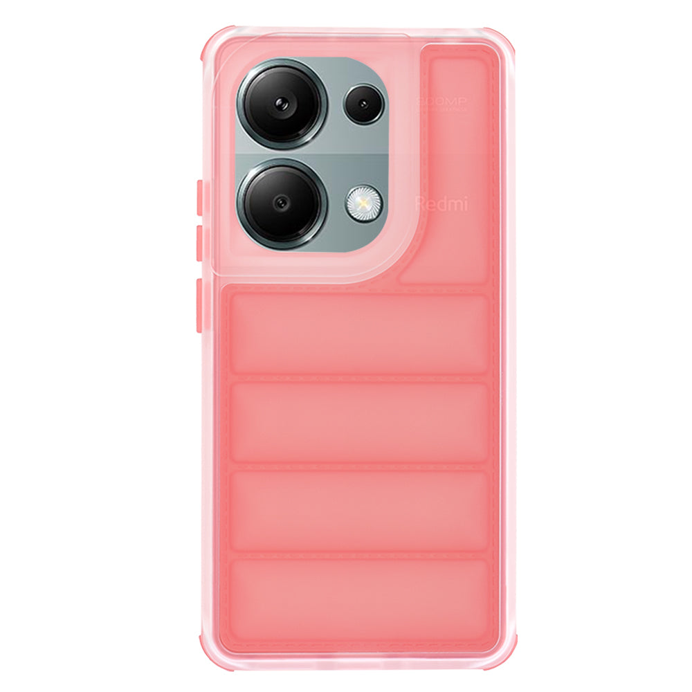 Cover til Xiaomi Redmi Note 13 Pro 4G / Poco M6 Pro 4G, Techsuit, Wave Shield, Rød