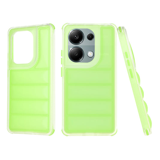 Cover til Xiaomi Redmi Note 13 Pro 4G / Poco M6 Pro 4G, Techsuit, Wave Shield, Grøn