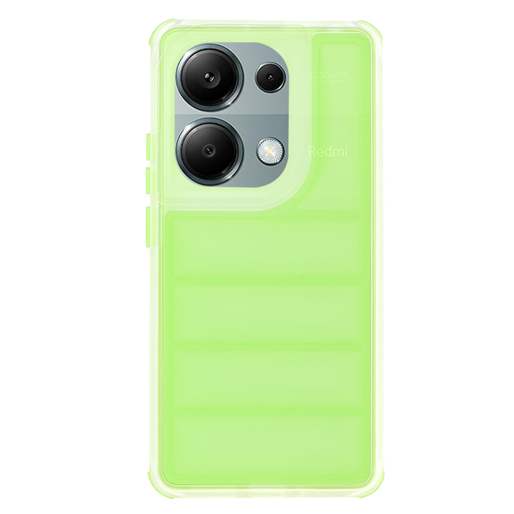 Cover til Xiaomi Redmi Note 13 Pro 4G / Poco M6 Pro 4G, Techsuit, Wave Shield, Grøn