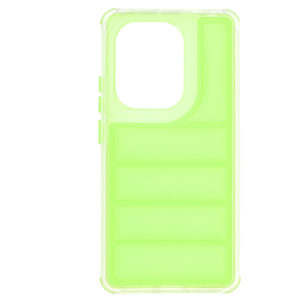 Cover til Xiaomi Redmi Note 13 Pro 4G / Poco M6 Pro 4G, Techsuit, Wave Shield, Grøn