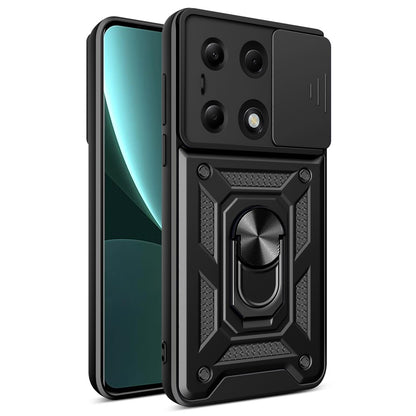 Cover til Xiaomi Redmi Note 13 Pro 4G / Poco M6 Pro 4G, Techsuit, CamShield, Sort