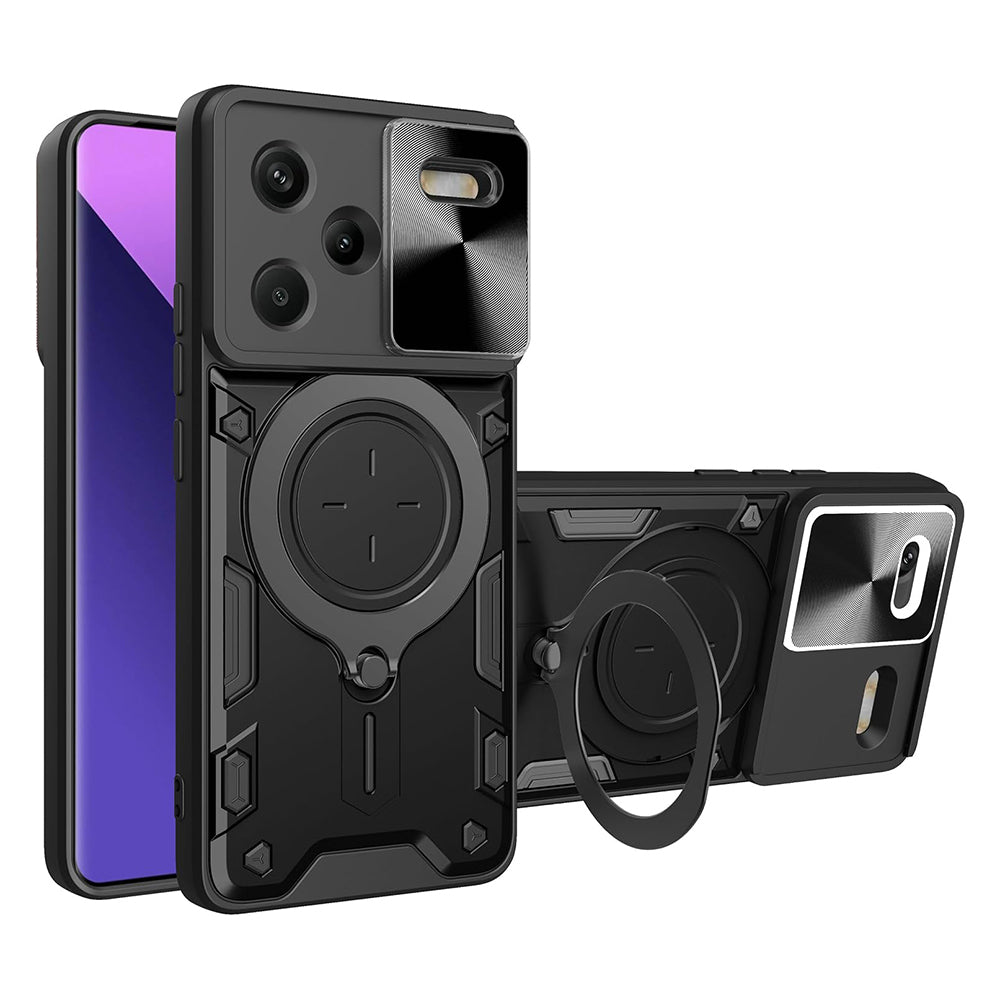 Cover til Xiaomi Redmi Note 13 Pro+, Techsuit, CamGuard Pro, Sort