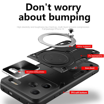 Cover til Xiaomi Redmi Note 13 Pro+, Techsuit, CamGuard Pro, Sort