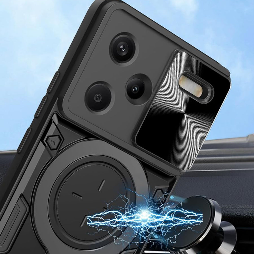Cover til Xiaomi Redmi Note 13 Pro+, Techsuit, CamGuard Pro, Sort