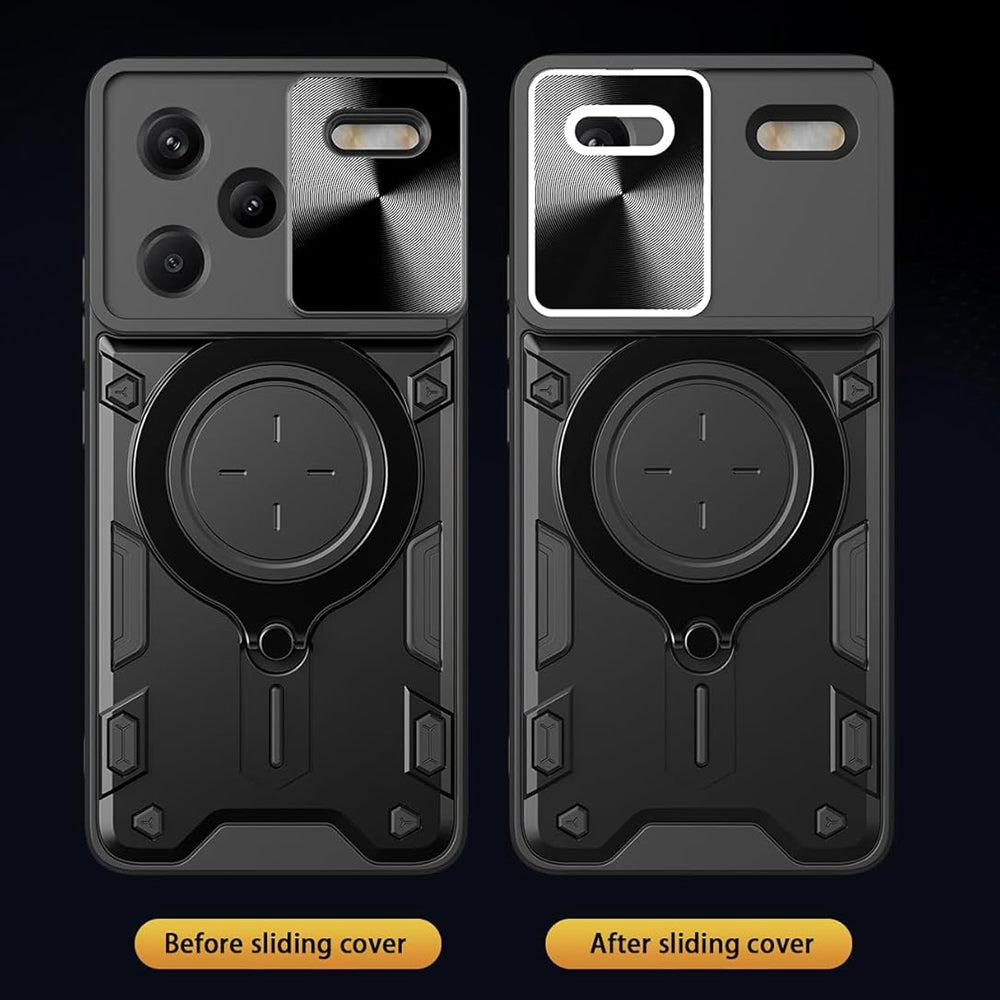 Cover til Xiaomi Redmi Note 13 Pro+, Techsuit, CamGuard Pro, Sort