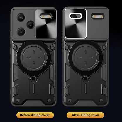 Cover til Xiaomi Redmi Note 13 Pro+, Techsuit, CamGuard Pro, Sort