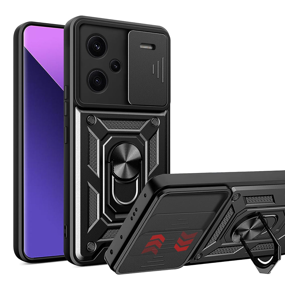Cover til Xiaomi Redmi Note 13 Pro+, Techsuit, CamShield, Sort
