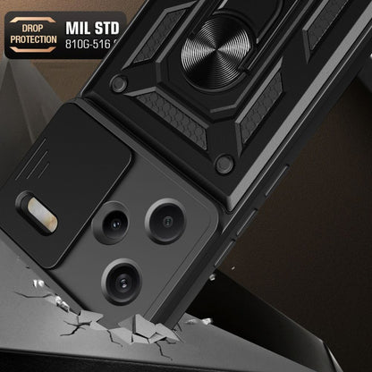 Cover til Xiaomi Redmi Note 13 Pro+, Techsuit, CamShield, Sort