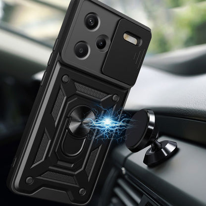 Cover til Xiaomi Redmi Note 13 Pro+, Techsuit, CamShield, Sort