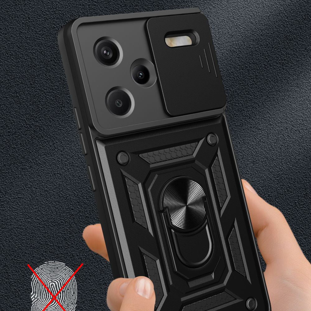 Cover til Xiaomi Redmi Note 13 Pro+, Techsuit, CamShield, Sort