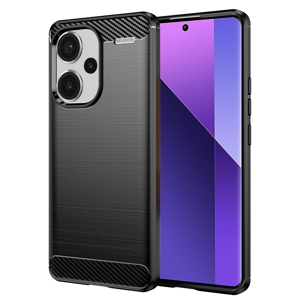 Cover til Xiaomi Redmi Note 13 Pro+, Techsuit, Carbon, Sort