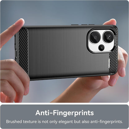 Cover til Xiaomi Redmi Note 13 Pro+, Techsuit, Carbon, Sort