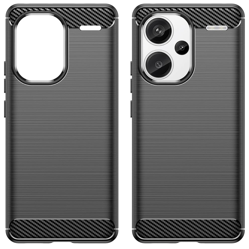 Cover til Xiaomi Redmi Note 13 Pro+, Techsuit, Carbon, Sort