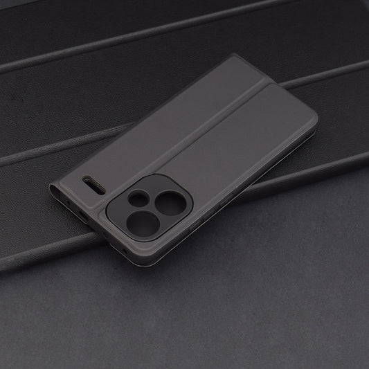 Cover til Xiaomi Redmi Note 13 Pro+, Techsuit, Magskin Book, Sort