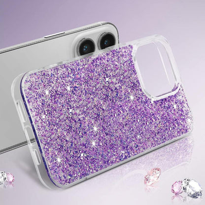 Cover til Xiaomi Redmi Note 13 Pro+, Techsuit, Glitrende Glitter, Lilla