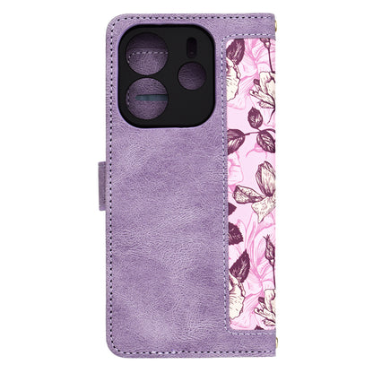 Cover til Xiaomi Redmi Note 14 4G (Regional), Techsuit, FlipCraft, Lilla