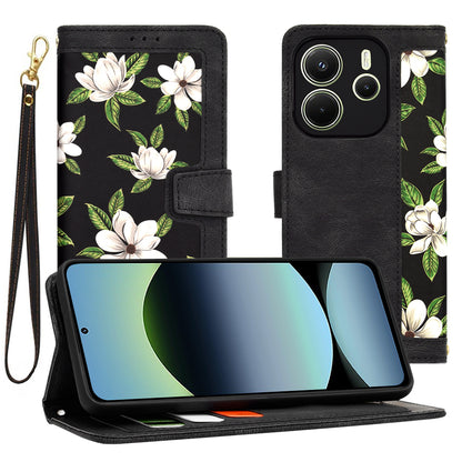 Cover til Xiaomi Redmi Note 14 4G (Regional), Techsuit, FlipCraft, Sort