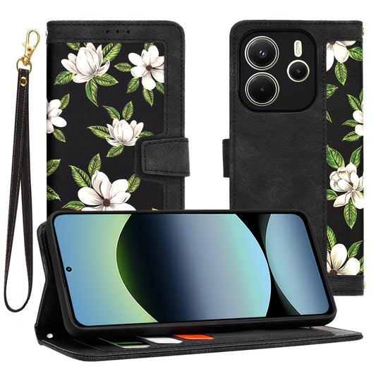 Cover til Xiaomi Redmi Note 14 4G (Regional), Techsuit, FlipCraft, Sort