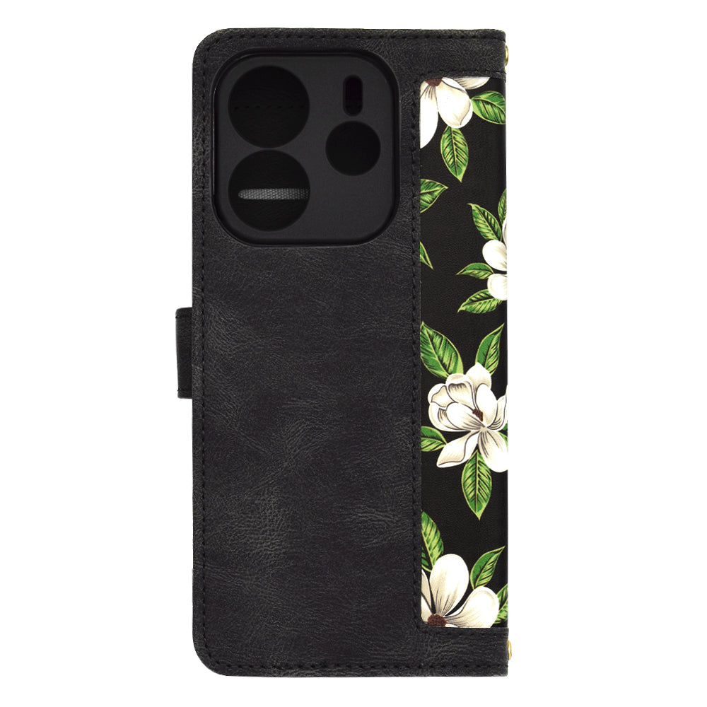 Cover til Xiaomi Redmi Note 14 4G (Regional), Techsuit, FlipCraft, Sort