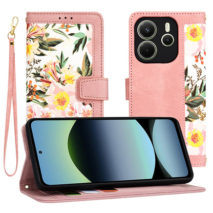 Cover til Xiaomi Redmi Note 14 4G (Regional), Techsuit, FlipCraft, Pink