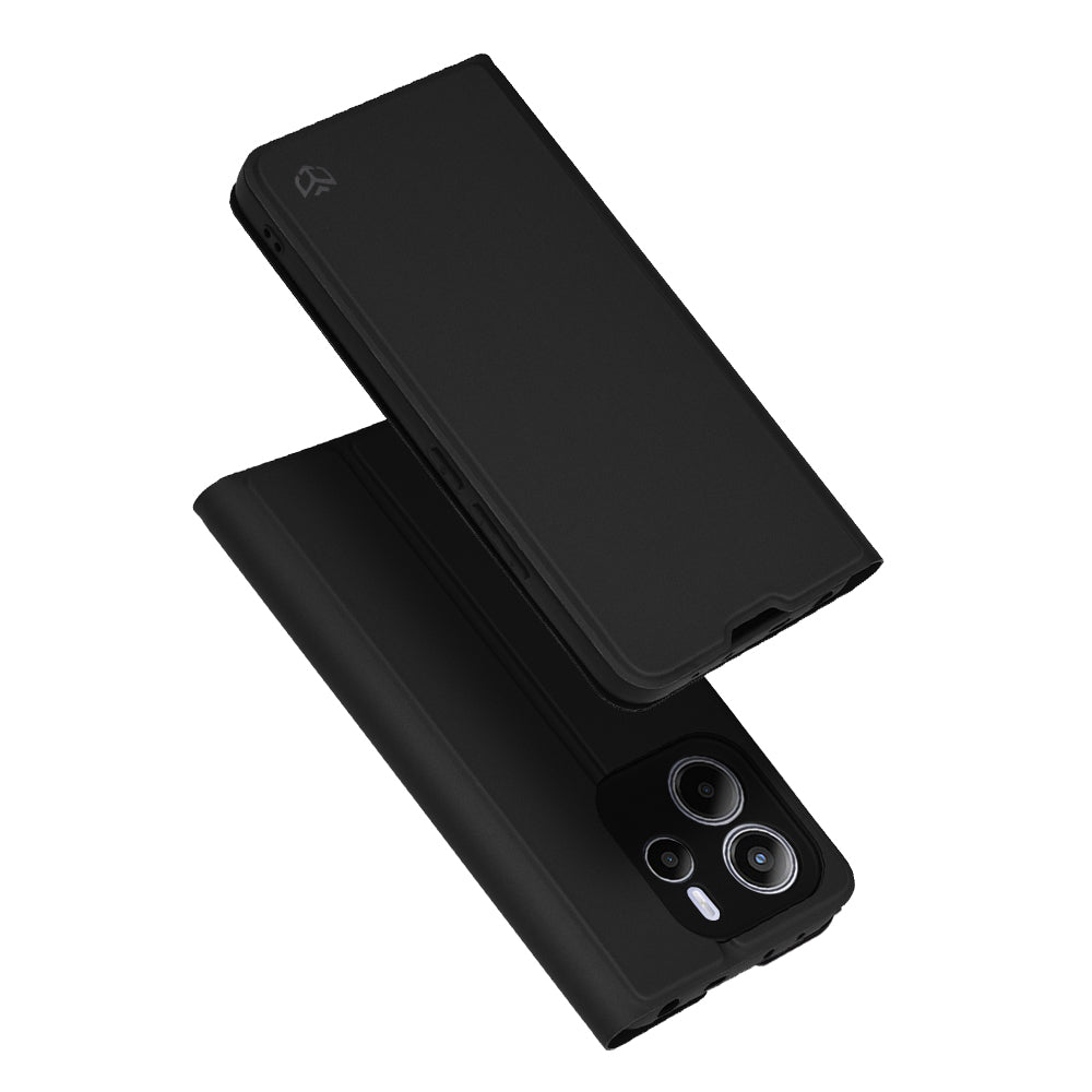 Cover til Xiaomi Redmi Note 14 4G (Regional), Techsuit, Magskin Book, Sort