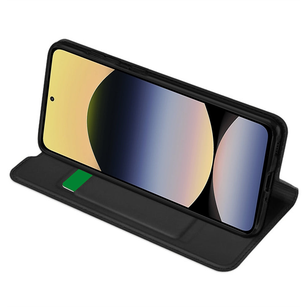 Cover til Xiaomi Redmi Note 14 4G (Regional), Techsuit, Magskin Book, Sort