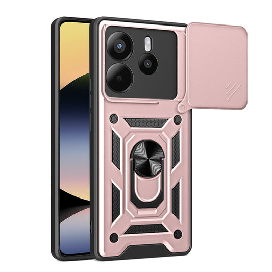 Cover til Xiaomi Redmi Note 14 4G (Standard), Techsuit, CamShield, Pink