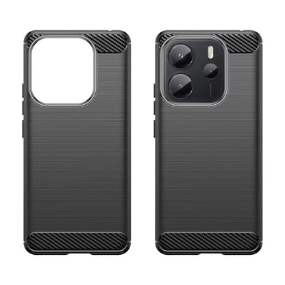Cover til Xiaomi Redmi Note 14 4G (Standard), Techsuit, Carbon, Sort
